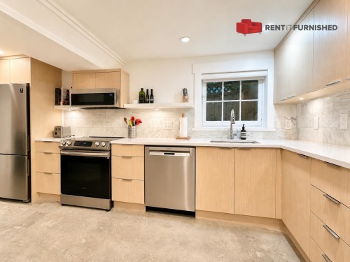 2036 15Th Avenue W, Vancouver, BC - Indoor Photo Showing Kitchen With Stainless Steel Kitchen