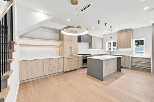 3206 Georgia Street E, Vancouver, BC - Indoor Photo Showing Kitchen With Upgraded Kitchen