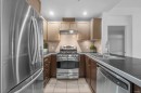120-5777 Birney Avenue, Vancouver, BC  - Indoor Photo Showing Kitchen With Double Sink With Upgraded Kitchen 