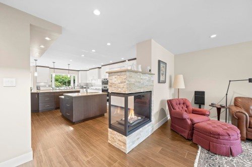 10131 Hollywell Drive, Richmond, BC - Indoor Photo Showing Other Room With Fireplace