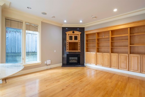3808 13Th Avenue W, Vancouver, BC - Indoor Photo Showing Other Room With Fireplace