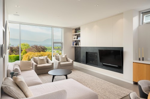 3250 20Th Avenue W, Vancouver, BC - Indoor Photo Showing Living Room With Fireplace