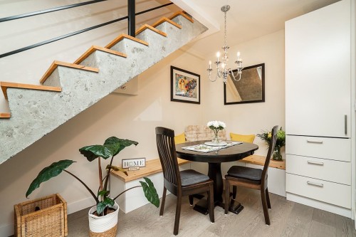 1261 Richards Street, Vancouver, BC - Indoor Photo Showing Dining Room