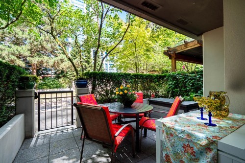 1261 Richards Street, Vancouver, BC - Outdoor With Deck Patio Veranda With Exterior