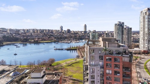 18A-199 Drake Street, Vancouver, BC - Outdoor With Body Of Water With View