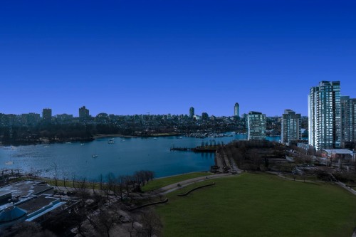 18A-199 Drake Street, Vancouver, BC - Outdoor With Body Of Water With View