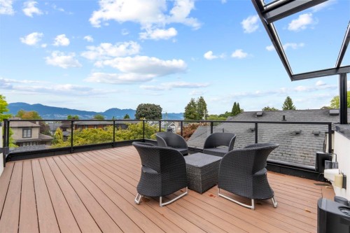 4077 13Th Avenue W, Vancouver, BC - Outdoor With Deck Patio Veranda With View With Exterior