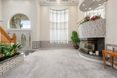 7471 Ledway Road, Richmond, BC - Indoor Photo Showing Other Room With Fireplace