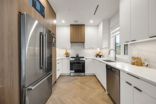 2153 20Th Avenue E, Vancouver, BC - Indoor Photo Showing Kitchen With Upgraded Kitchen