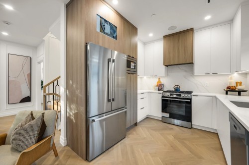 2153 20Th Avenue E, Vancouver, BC - Indoor Photo Showing Kitchen With Upgraded Kitchen