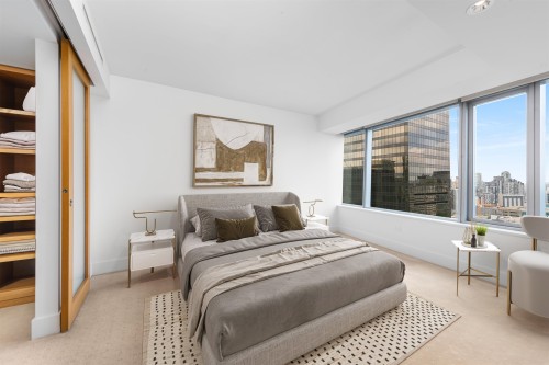 2301-667 Howe Street, Vancouver, BC - Indoor Photo Showing Bedroom