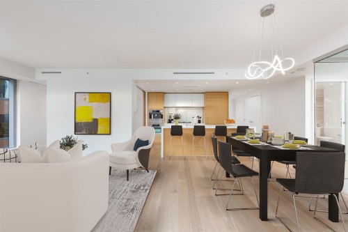 2301-667 Howe Street, Vancouver, BC - Indoor Photo Showing Dining Room