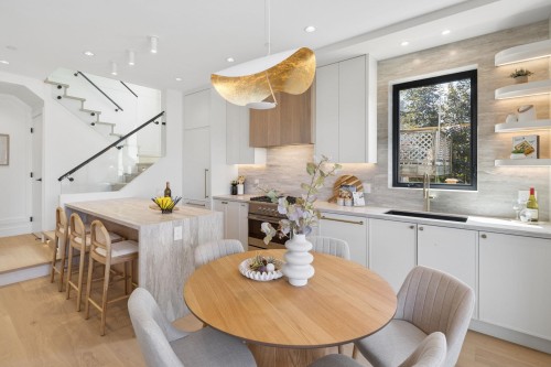 2-2815 Trinity Street, Vancouver, BC - Indoor Photo Showing Dining Room
