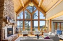 13543 Sakinaw Drive, Garden Bay, BC  - Indoor Photo Showing Living Room With Fireplace 