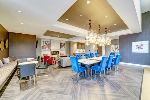 1004-3100 Windsor Gate, Coquitlam, BC - Indoor Photo Showing Dining Room