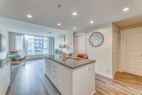 1004-3100 Windsor Gate, Coquitlam, BC - Indoor Photo Showing Kitchen