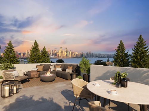 235-602 2Nd Street E, North Vancouver, BC - Outdoor With Deck Patio Veranda With View