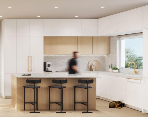 235-602 2Nd Street E, North Vancouver, BC - Indoor Photo Showing Kitchen With Upgraded Kitchen