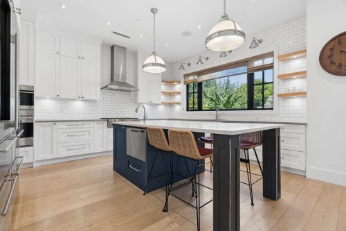 3363 15Th Avenue W, Vancouver, BC - Indoor Photo Showing Kitchen With Upgraded Kitchen