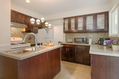 21727 Ridgeway Crescent, Maple Ridge, BC - Indoor Photo Showing Kitchen With Double Sink