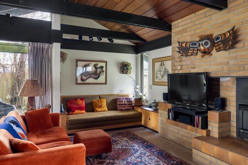 6821 Laurel Street, Vancouver, BC - Indoor Photo Showing Living Room