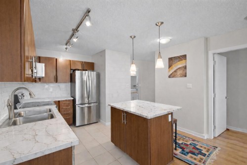 3003-1178 Heffley Crescent, Coquitlam, BC - Indoor Photo Showing Kitchen With Double Sink With Upgraded Kitchen