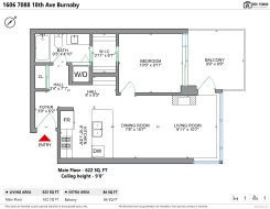 1606-7088 18th Avenue Burnaby, BC V3N 0A2