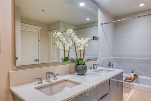 2203-3096 Windsor Gate, Coquitlam, BC - Indoor Photo Showing Bathroom