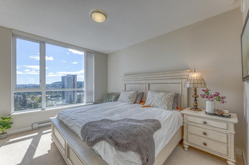 2203-3096 Windsor Gate, Coquitlam, BC - Indoor Photo Showing Bedroom