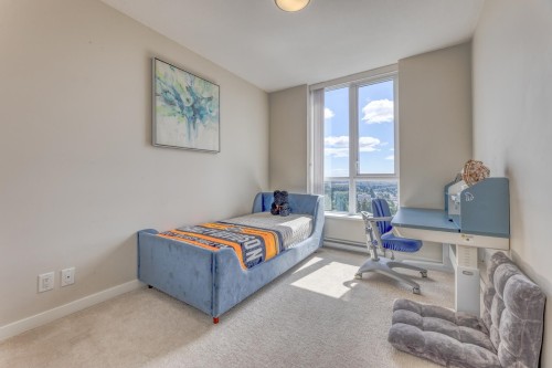 2203-3096 Windsor Gate, Coquitlam, BC - Indoor Photo Showing Bedroom