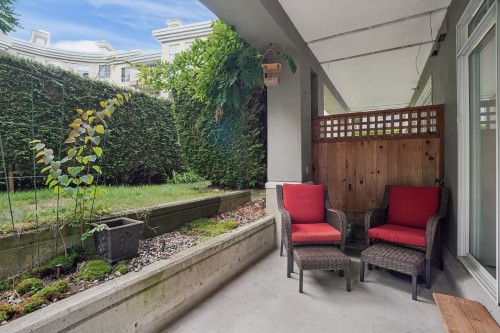 116-5835 Hampton Place, Vancouver, BC - Outdoor With Deck Patio Veranda With Exterior