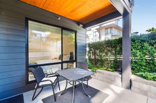 103-707 Como Lake Avenue, Coquitlam, BC - Outdoor With Deck Patio Veranda With Exterior