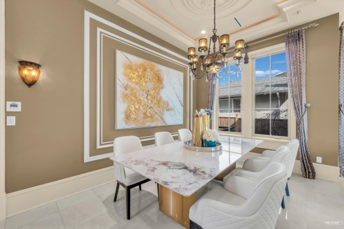 6963 Fremlin Street, Vancouver, BC - Indoor Photo Showing Dining Room