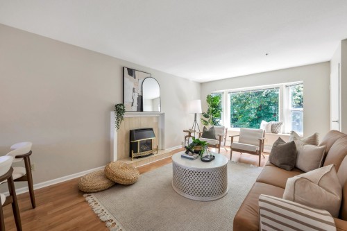 2143 Upland Drive, Vancouver, BC - Indoor Photo Showing Living Room With Fireplace