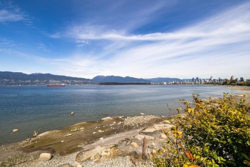 3244 1St Avenue W, Vancouver, BC - Outdoor With Body Of Water With View