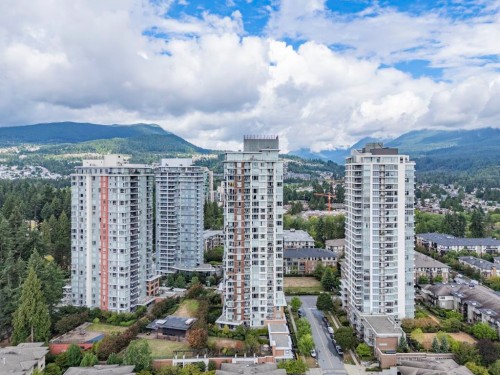2404-3100 Windsor Gate, Coquitlam, BC - Outdoor With Balcony With Exterior