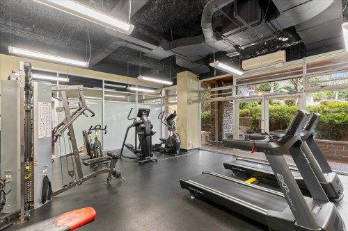 112-7478 Byrnepark Walk, Burnaby, BC - Indoor Photo Showing Gym Room