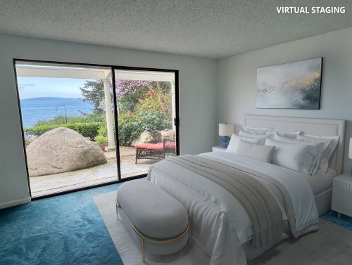 7145 Cliff Road, West Vancouver, BC - Indoor Photo Showing Bedroom