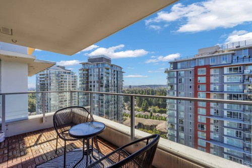 2605-3093 Windsor Gate, Coquitlam, BC - Outdoor With Balcony With View With Exterior