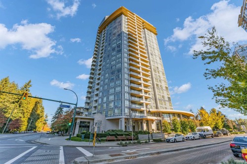 2605-3093 Windsor Gate, Coquitlam, BC - Outdoor With Balcony With Facade