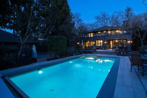 5989 Churchill Street, Vancouver, BC - Outdoor With In Ground Pool With Deck Patio Veranda With Backyard