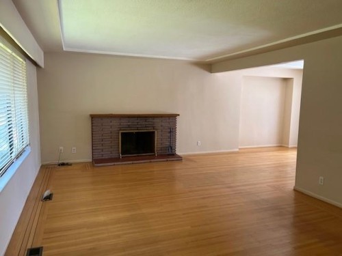 4840 Parker Street, Burnaby, BC - Indoor Photo Showing Living Room With Fireplace