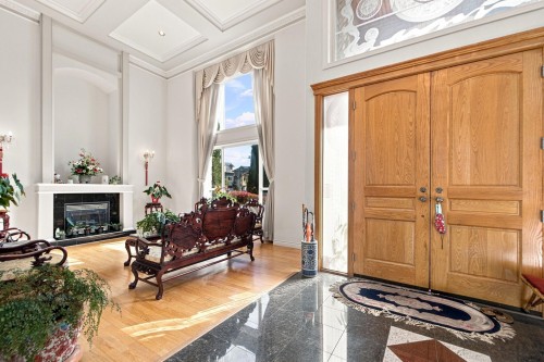 10031 Leonard Road, Richmond, BC - Indoor Photo Showing Other Room With Fireplace