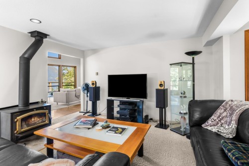 3456 Main Avenue, Belcarra, BC - Indoor Photo Showing Other Room With Fireplace