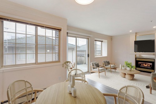 8468 Osler Street, Vancouver, BC - Indoor Photo Showing Other Room With Fireplace