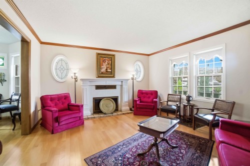 3580 Broadway Street, Richmond, BC - Indoor Photo Showing Living Room With Fireplace