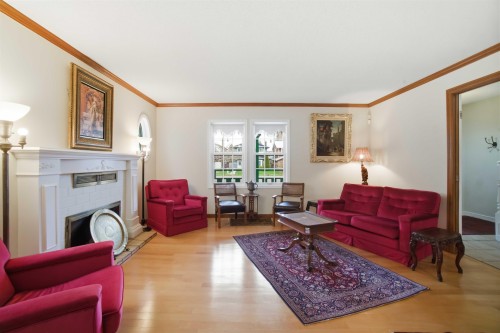 3580 Broadway Street, Richmond, BC - Indoor Photo Showing Living Room With Fireplace