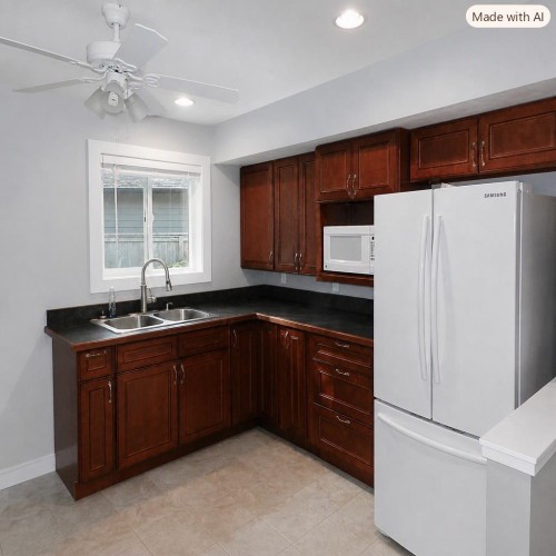 4995 Bay Road, Sechelt, BC - Indoor Photo Showing Kitchen With Double Sink