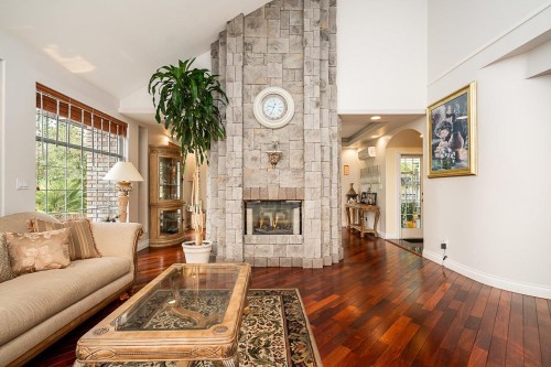1496 Johnson Street, Coquitlam, BC - Indoor Photo Showing Living Room With Fireplace