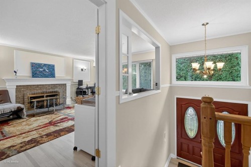 Upper-22939 128 Avenue, Maple Ridge, BC - Indoor With Fireplace